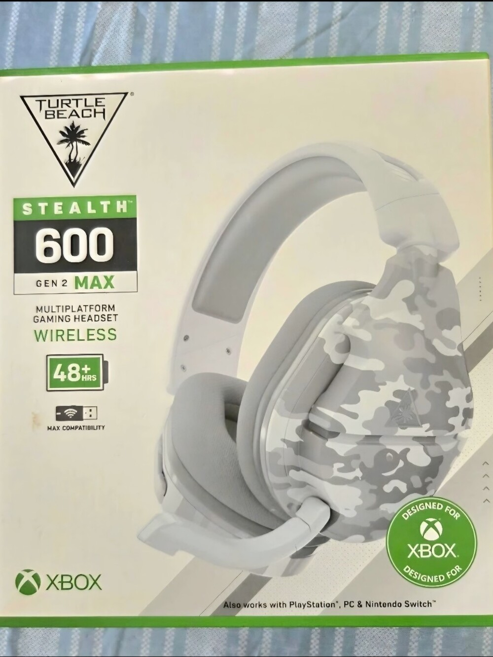 Turtle Beach Stealth 600 Gen 2 MAX Wireless Gaming Headset - White Camo